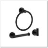 Bathroom Hardware Set Black Toilet Paper Holder