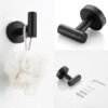Bathroom Hardware Set Black Toilet Paper Holder - Image 2