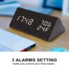 Digital Alarm Clock, with Wooden - Image 2